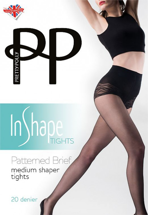 КОЛГОТКИ PRETTY POLLY PATTERNED BRIEF MEDIUM SHAPER TIGHTS AVS9