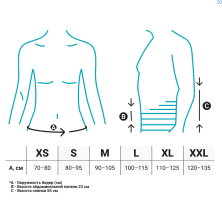 Корректор осанки Orlett TLSO-361(F) для взрослых, усиленный