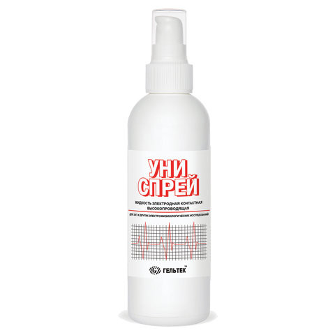 Жидкость для ЭКГ 200 г ГЕЛЬТЕК УНИСПРЕЙ спрей