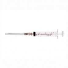 Шприц 3-х компонентный PASCAL, 3 мл, КОМПЛЕКТ 100 шт., в пакете, игла 0,7х40 - 22G, 120307