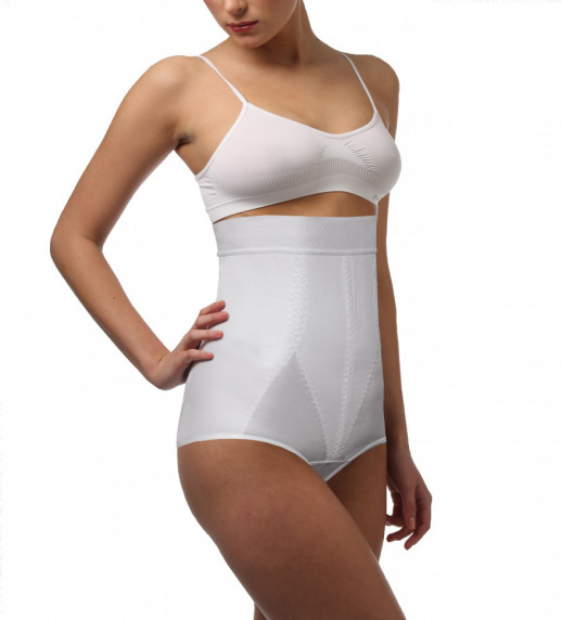 Трусы эластичные послеродовые, с завышенной линией талии и силиконовой лентой ELAST Sabina 9907-01